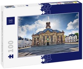 Lais Puzzle - Saarbrücken Ludwigskirche mit Ludwigsplatz Panorama - 100 Teile