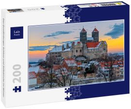 Lais Puzzle - Das Quedlinburger Schloss und Stiftskirche im Winter - 200 Teile