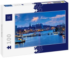 Lais Puzzle - Kiel am Abend - 100 Teile