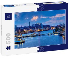 Lais Puzzle - Kiel am Abend - 500 Teile