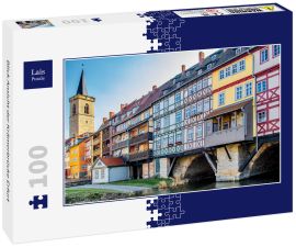 Lais Puzzle - Blick Ansicht der Krämerbrücke Erfurt - 100 Teile