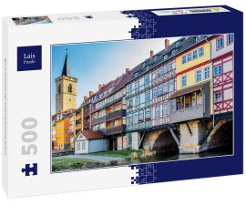 Lais Puzzle - Blick Ansicht der Krämerbrücke Erfurt - 500 Teile