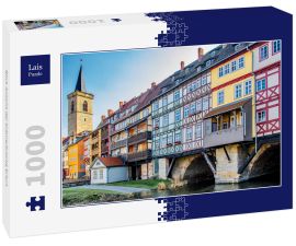 Lais Puzzle - Blick Ansicht der Krämerbrücke Erfurt - 1.000 Teile