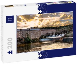 Lais Puzzle - Continental Gin Company mit Wasserfall, Prattville - 200 Teile