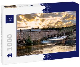 Lais Puzzle - Continental Gin Company mit Wasserfall, Prattville - 1.000 Teile