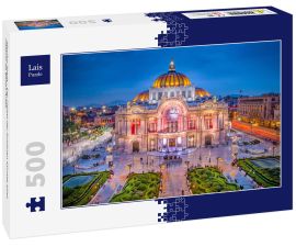 Lais Puzzle - Mexiko-Stadt - Der Palast der Schönen Künste alias Palacio de Bellas Artes - 500 Teile