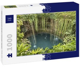 Lais Puzzle - Regenwald-Cenote auf der Halbinsel Yucatan. Tiefe, mit Süßwasser gefüllte Löcher in Yucatan, Mexiko - 1.000 Teile