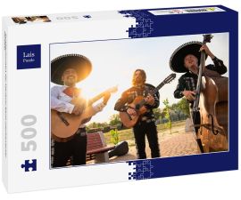 Lais Puzzle - Straßenkonzert der Mariachi-Band mexikanischer Musiker - 500 Teile