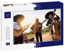 Lais Puzzle - Straßenkonzert der Mariachi-Band mexikanischer Musiker - 1.000 Teile