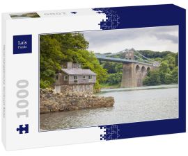 Lais Puzzle - Menai-Hängebrücke, Nordwest Wales - 1.000 Teile