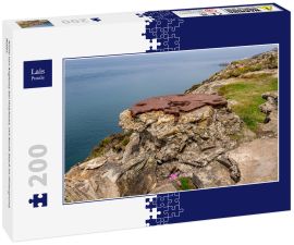 Lais Puzzle - Küste von Anglesey bei Holyhead, mit North Stack im Hintergrund, Wales - 200 Teile