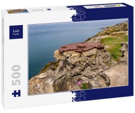Lais Puzzle - Küste von Anglesey bei Holyhead, mit North Stack im Hintergrund, Wales - 500 Teile