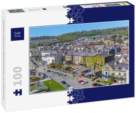 Lais Puzzle - Panorama von Beaumaris, Anglesey Nordwales in der Frühlingssonne - 100 Teile