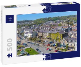 Lais Puzzle - Panorama von Beaumaris, Anglesey Nordwales in der Frühlingssonne - 500 Teile