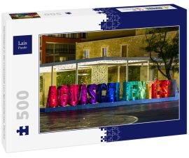 Lais Puzzle - Nachtszene in der Innenstadt von Aguascalientes, Mexiko - 500 Teile