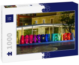 Lais Puzzle - Nachtszene in der Innenstadt von Aguascalientes, Mexiko - 1.000 Teile