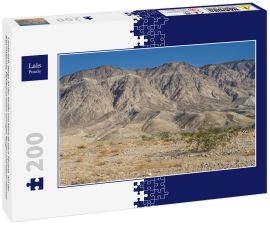 Lais Puzzle - Landschaft, Berge an der Straße von Mexicali nach Tijuana, auf der Baja-Halbinsel, MEXIKO an einem sonnigen Morgen und blauer Himmel - 200 Teile