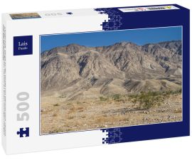 Lais Puzzle - Landschaft, Berge an der Straße von Mexicali nach Tijuana, auf der Baja-Halbinsel, MEXIKO an einem sonnigen Morgen und blauer Himmel - 500 Teile