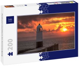 Lais Puzzle - Porthcawl-Leuchtturm bei Sonnenaufgang - 200 Teile