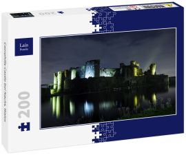 Lais Puzzle - Caerphilly Castle bei Nacht, Wales - 200 Teile
