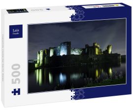 Lais Puzzle - Caerphilly Castle bei Nacht, Wales - 500 Teile