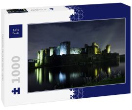 Lais Puzzle - Caerphilly Castle bei Nacht, Wales - 1.000 Teile