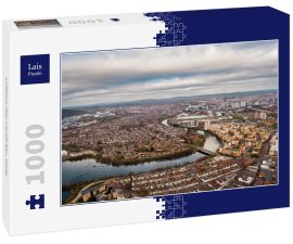 Lais Puzzle - Luftblick über Cardiff Bay, Wales - 1.000 Teile