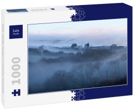 Lais Puzzle - Kalter, nebliger Morgen in walisischer Landschaft - 1.000 Teile