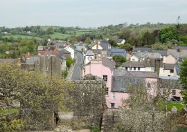 Lais Puzzle - Laugharne Stadtzentrum von oben, Carmarthenshire, Wales - 500 & 1.000 Teile