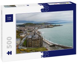 Lais Puzzle - Panoramablick über die Universitätsstadt Aberystwyth in Wales - 500 Teile