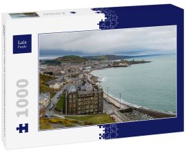 Lais Puzzle - Panoramablick über die Universitätsstadt Aberystwyth in Wales - 1.000 Teile