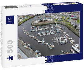 Lais Puzzle - Boote im Hafen von Aberystwyth Marina, Ceredigion, Wales, Großbritannien, direkt an der Küste der Irischen See - 500 Teile