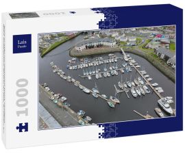 Lais Puzzle - Boote im Hafen von Aberystwyth Marina, Ceredigion, Wales, Großbritannien, direkt an der Küste der Irischen See - 1.000 Teile
