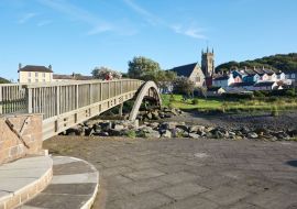 Lais Puzzle - Fußgängerbrücke in Aberaeron, Ceredigion, Wales, UK - 500 & 1.000 Teile