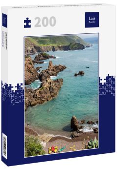 Lais Puzzle - Mexikanische Pazifikklippen, Puerto Kennedy, Ensenada, Mexiko - 200 Teile