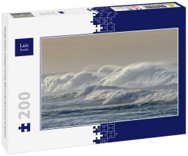 Lais Puzzle - Riesige Wellen schlagen auf das Riff von Norfolk Island, Australien - 200 Teile