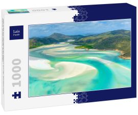 Lais Puzzle - Hill Inlet am Whitehaven Beach auf der Whitesunday Island, Queensland, Australien - 1.000 Teile