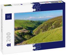 Lais Puzzle - Walisische Landschaft in der Nähe des Aled Isaf Reservoirs mit dem fast ausgetrockneten Afon Aled, Conwy, Wales - 200 Teile