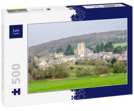 Lais Puzzle - Blick auf das Dorf Bodfari, Denbighshire, Wales - 500 Teile
