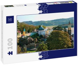 Lais Puzzle - Portmeirion, ein Feriendorf im italienischen Stil in Gwynedd, Nordwales - 100 Teile