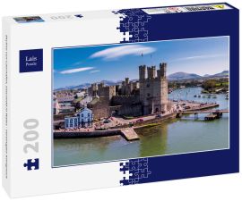 Lais Puzzle - Skyline von Caernafon, Gwynedd in Wales - Vereinigtes Königreich - 200 Teile