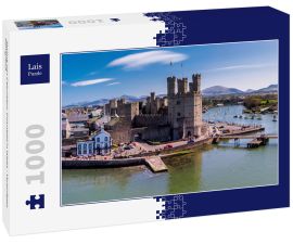 Lais Puzzle - Skyline von Caernafon, Gwynedd in Wales - Vereinigtes Königreich - 1.000 Teile