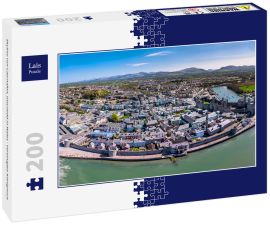 Lais Puzzle - Skyline von Caernafon, Gwynedd in Wales - Vereinigtes Königreich - 200 Teile