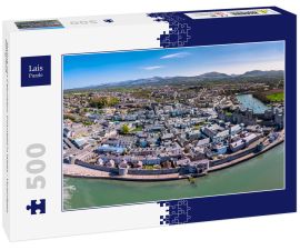 Lais Puzzle - Skyline von Caernafon, Gwynedd in Wales - Vereinigtes Königreich - 500 Teile