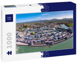 Lais Puzzle - Skyline von Caernafon, Gwynedd in Wales - Vereinigtes Königreich - 1.000 Teile