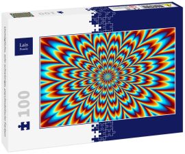 Lais Puzzle - Unmögliche, sehr schwierige, psychedelische Farben - 100 Teile