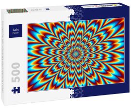 Lais Puzzle - Unmögliche, sehr schwierige, psychedelische Farben - 500 Teile