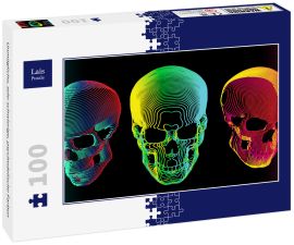 Lais Puzzle - Unmögliche, sehr schwierige, psychedelische Farben - 100 Teile