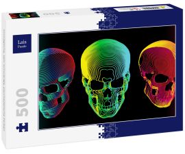Lais Puzzle - Unmögliche, sehr schwierige, psychedelische Farben - 500 Teile