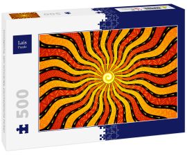 Lais Puzzle - Unmögliche, sehr schwierige, psychedelische Farben - 500 Teile